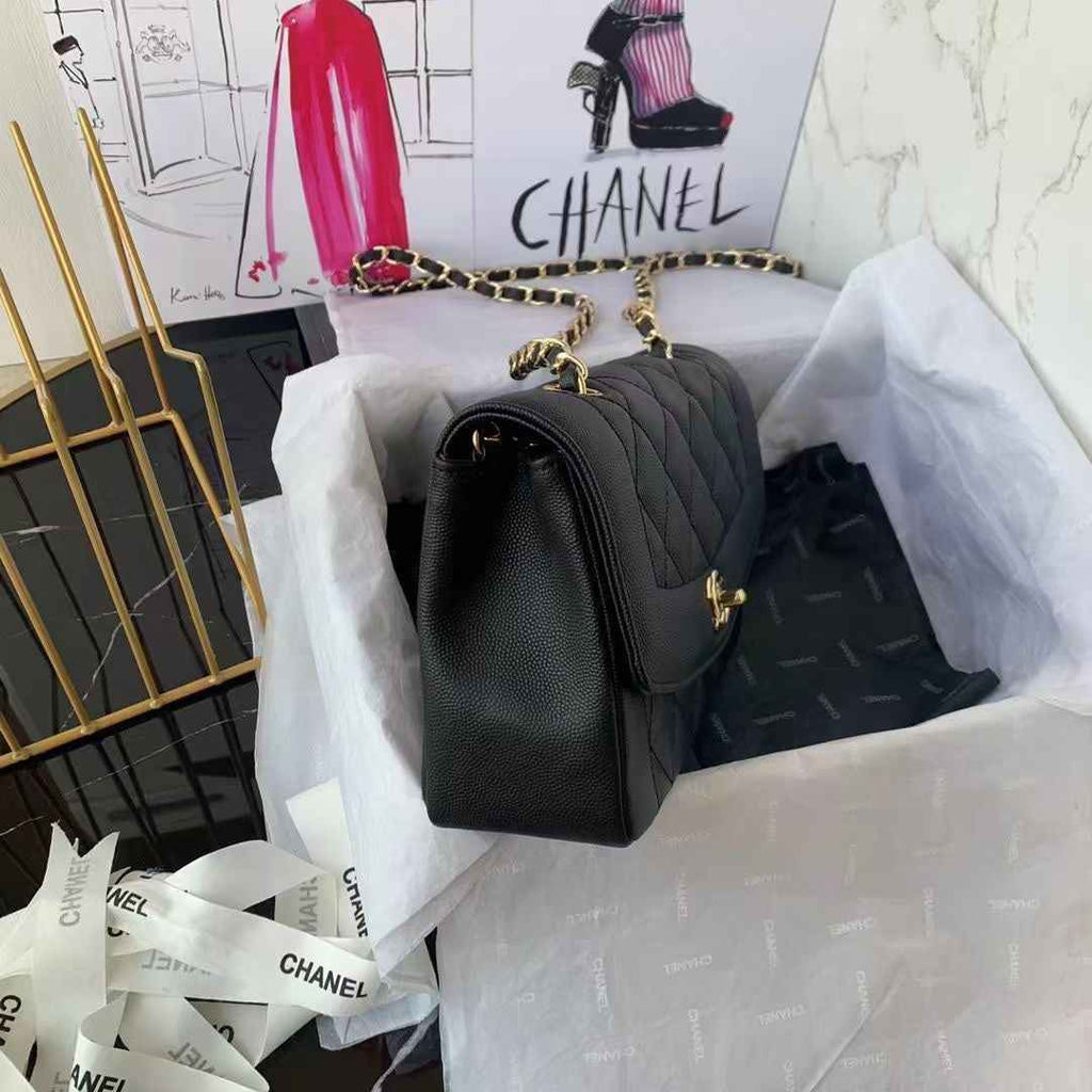 Chanel Small Flap Bag AS1488 Calfskin Black