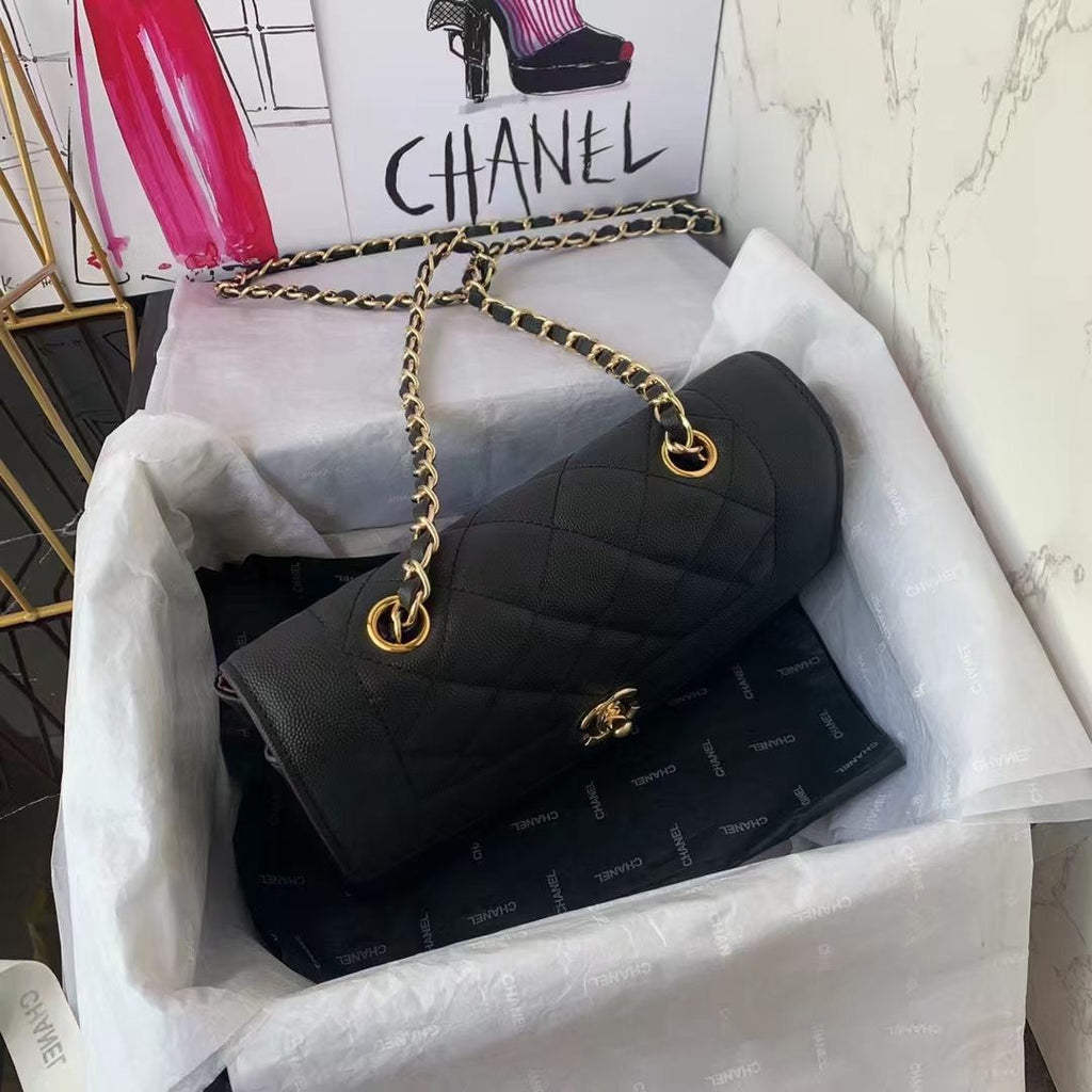 Chanel Small Flap Bag AS1488 Calfskin Black