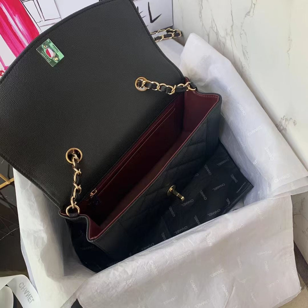 Chanel Small Flap Bag AS1488 Calfskin Black