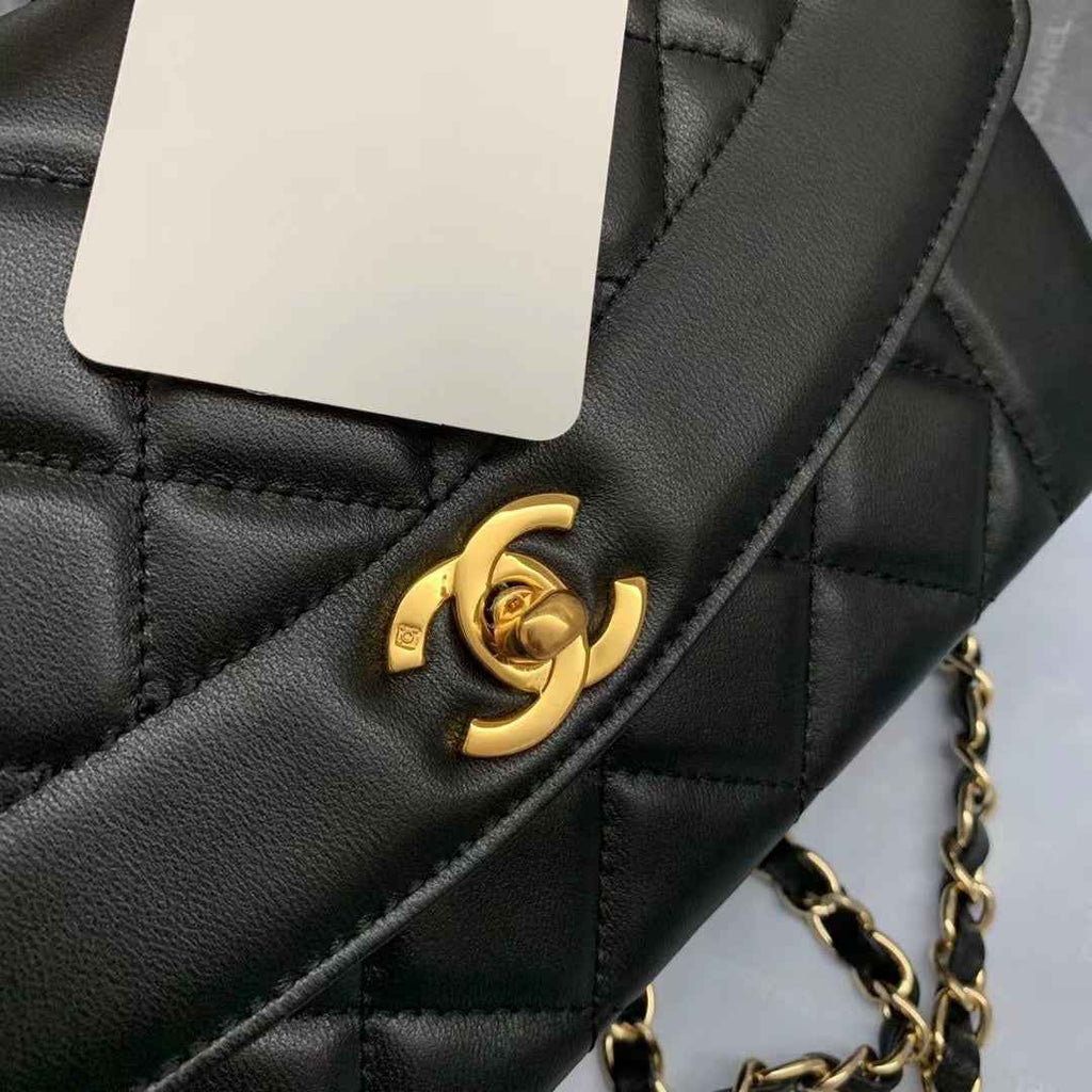 Chanel Small Flap Bag AS1488 Lambskin Black
