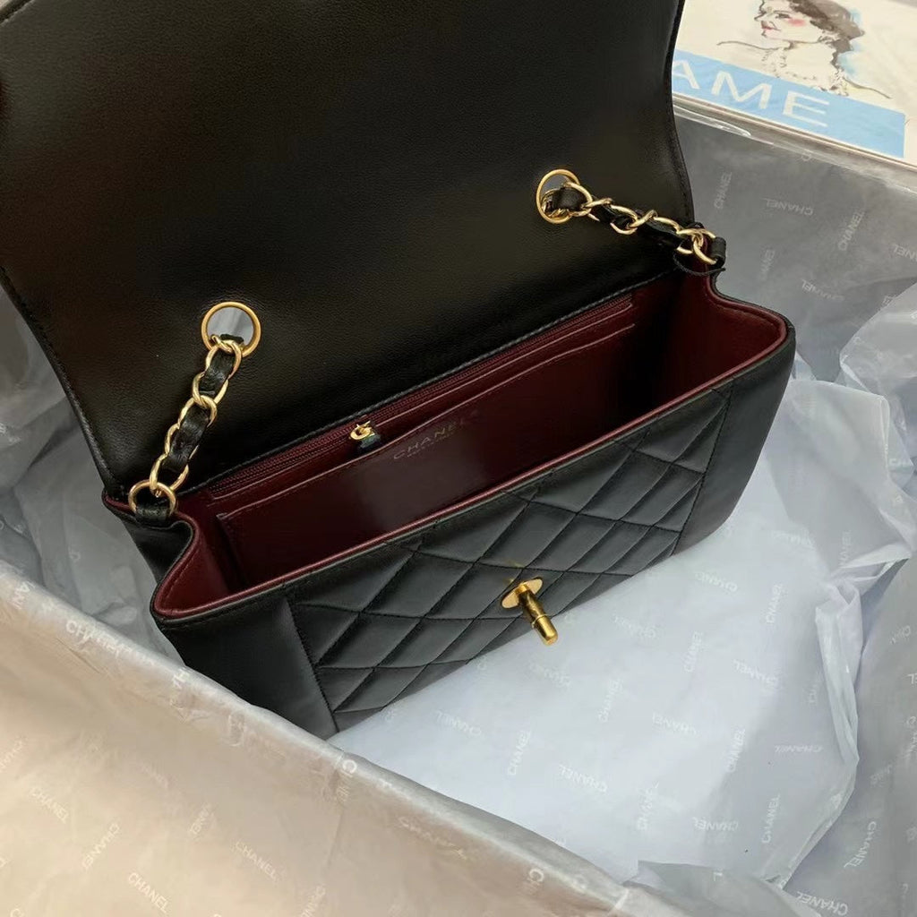 Chanel Small Flap Bag AS1488 Lambskin Black