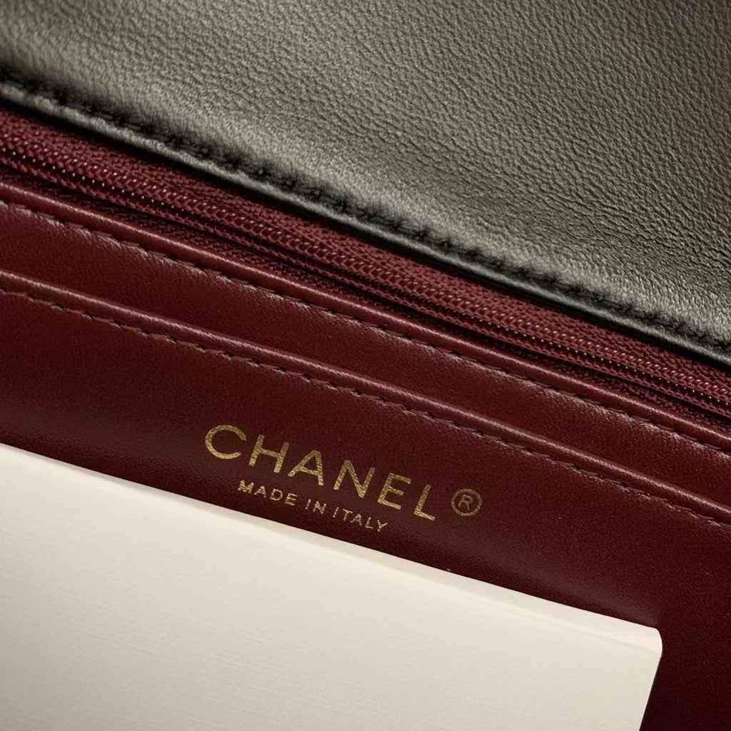 Chanel Small Flap Bag AS1488 Lambskin Black