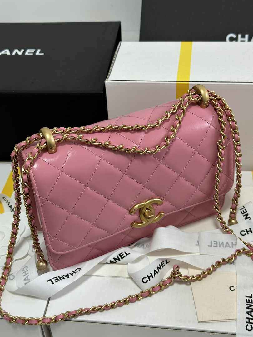 Chanel Small Flap bag AS2649 Lambskin Pink