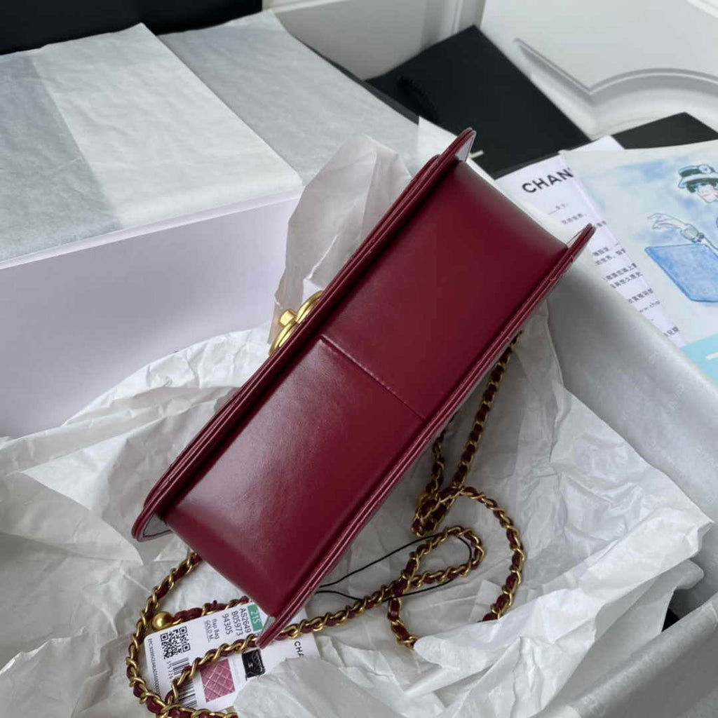 Chanel Small Flap bag AS2649 Lambskin Red