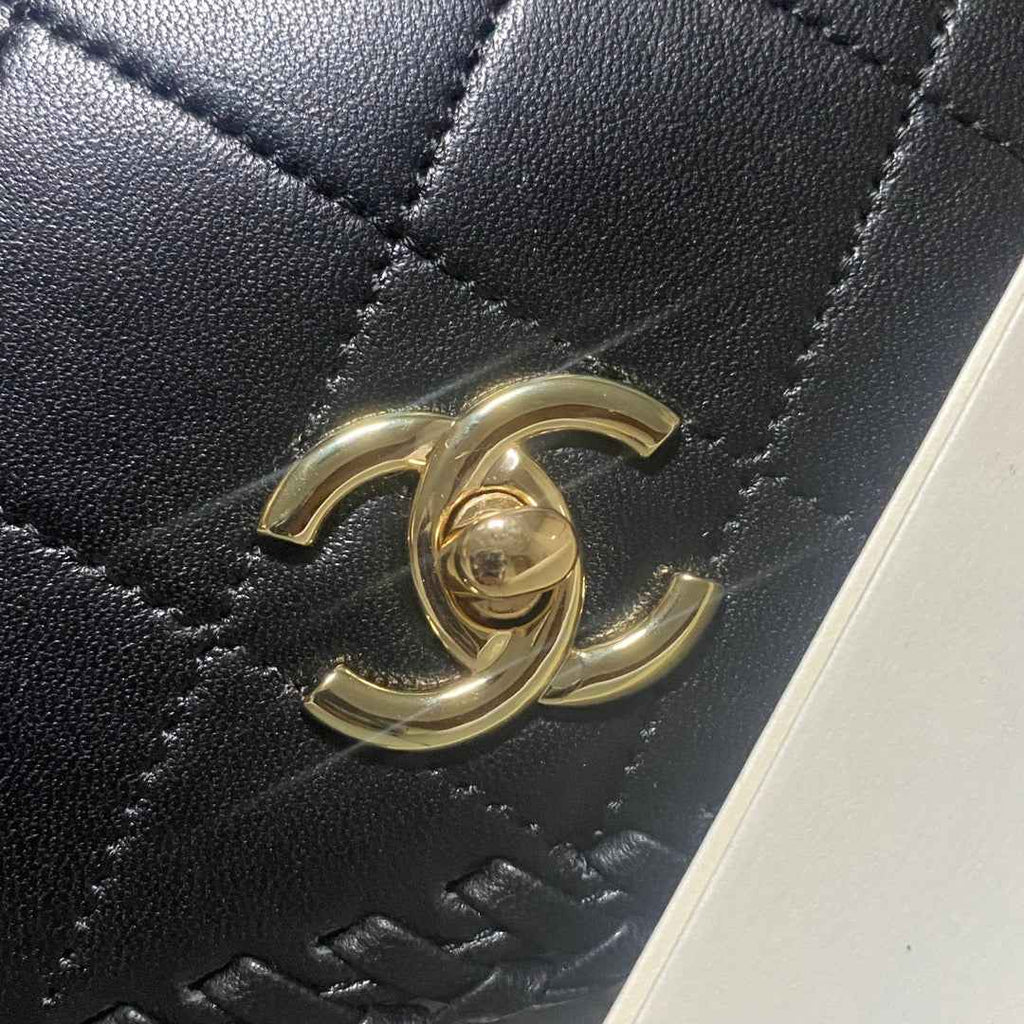 Chanel Small Flap Bag AS4206 Lambskin Black