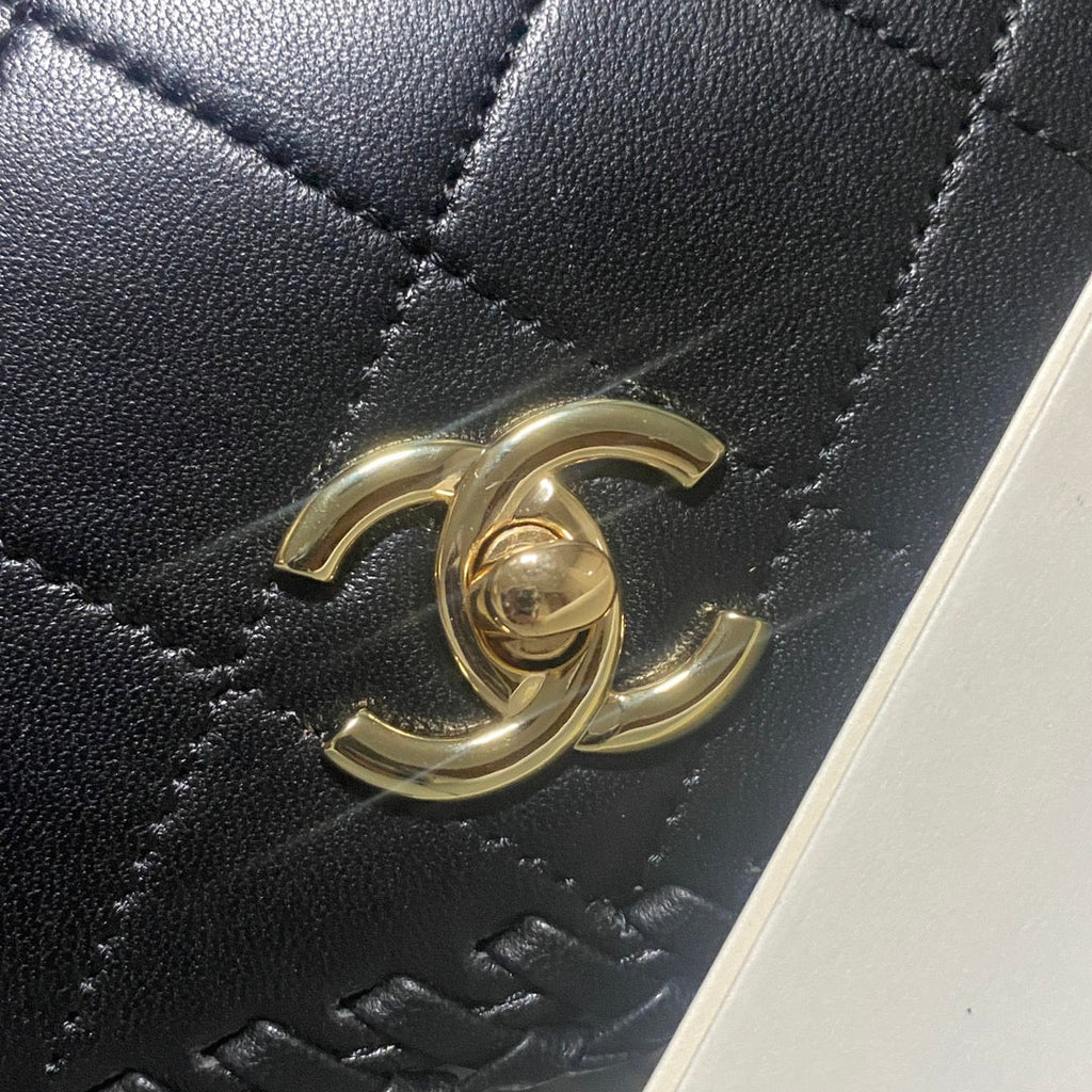 Chanel Small Flap Bag AS4206 Lambskin Black