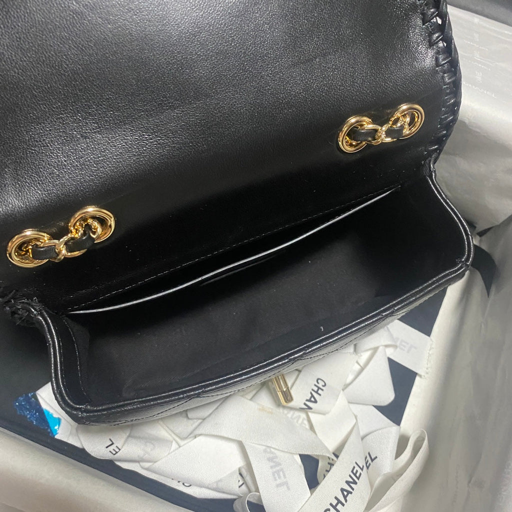 Chanel Small Flap Bag AS4206 Lambskin Black