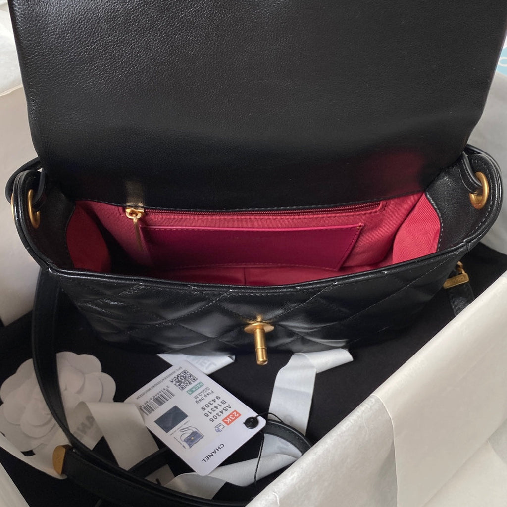 Chanel Small Flap Bag AS4305 Lambskin Black