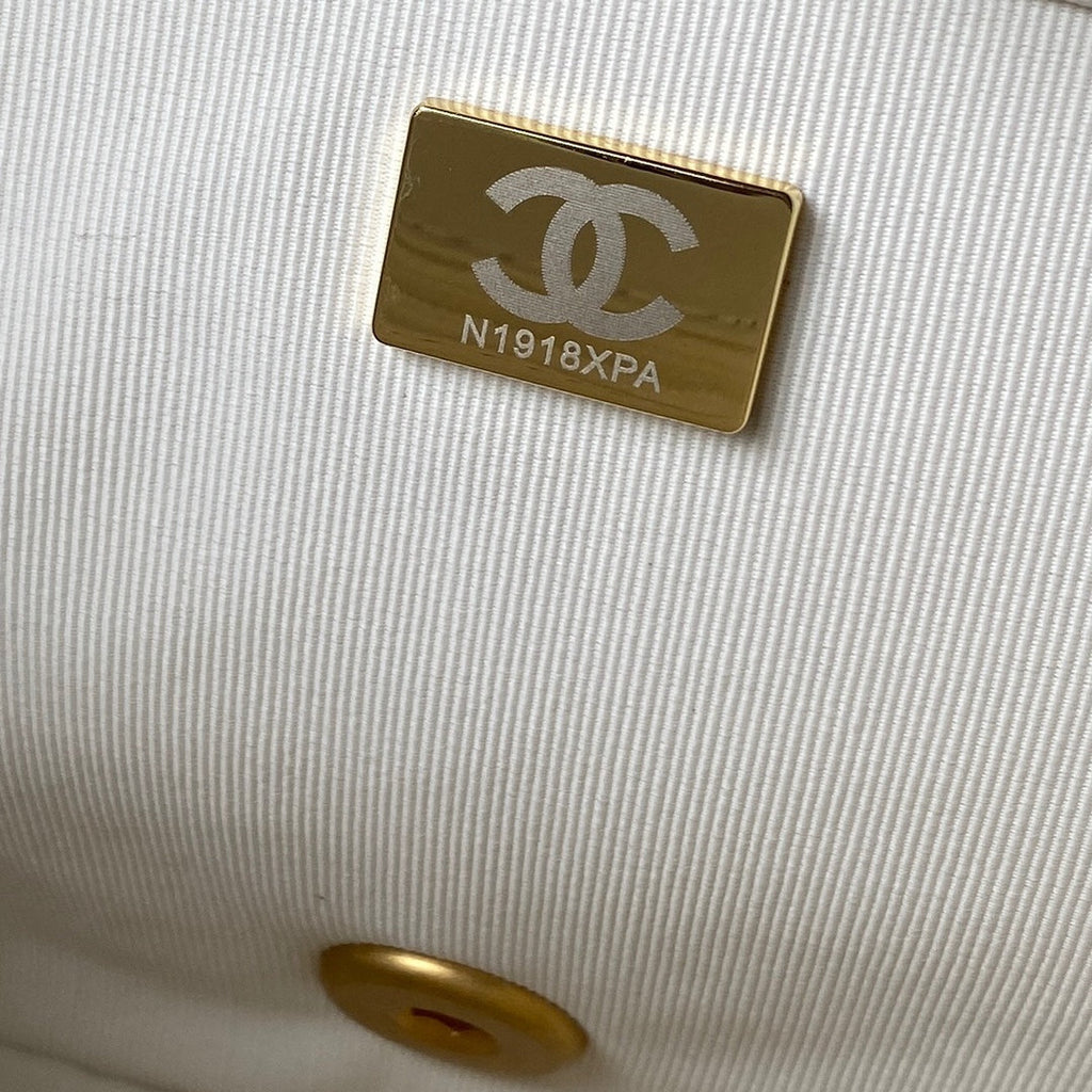 Chanel Small flap bag AS4353 Lambskin White