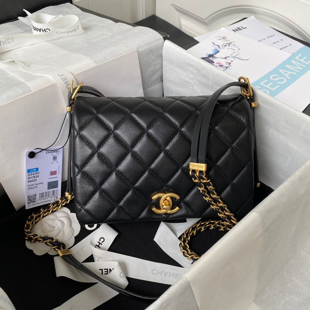 Chanel Small flap bag AS4353 Lambskin Black