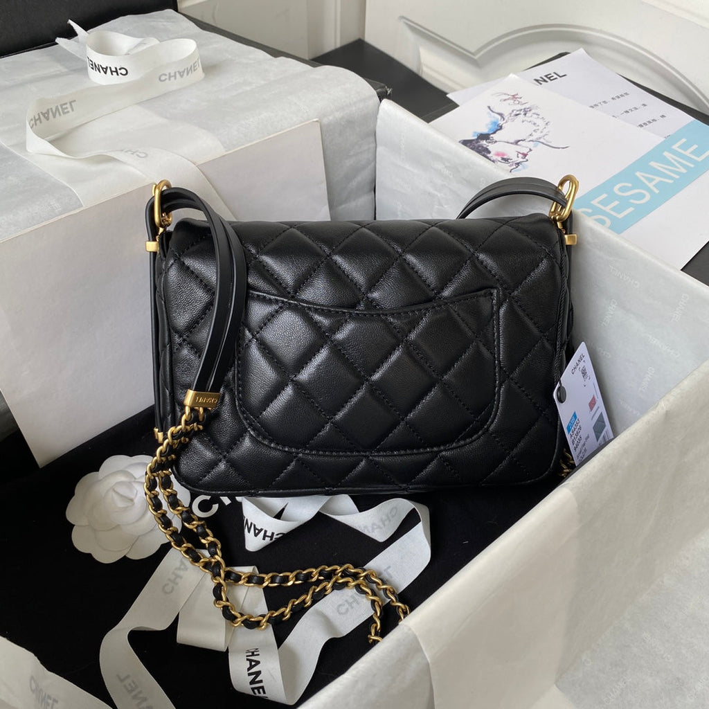 Chanel Small flap bag AS4353 Lambskin Black