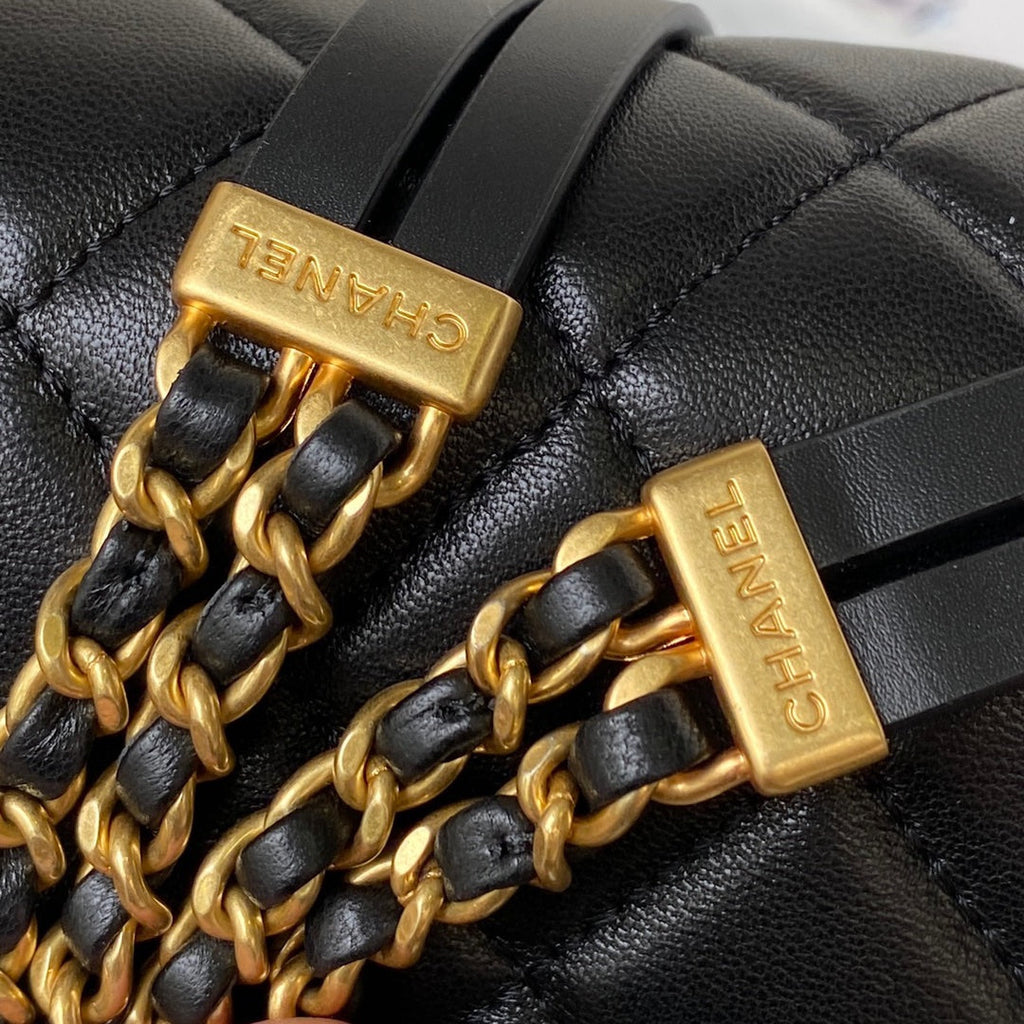 Chanel Small flap bag AS4353 Lambskin Black