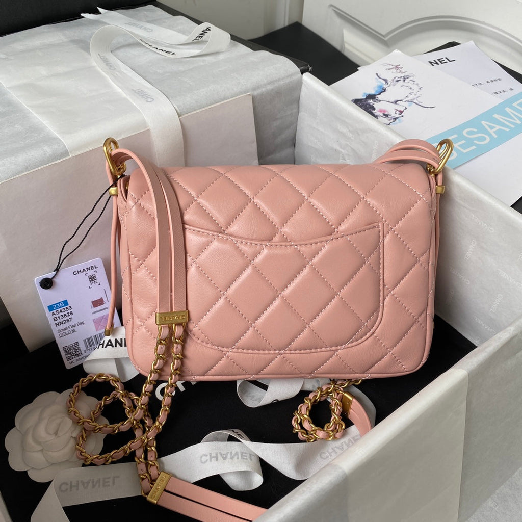Chanel Small flap bag AS4353 Lambskin Pink