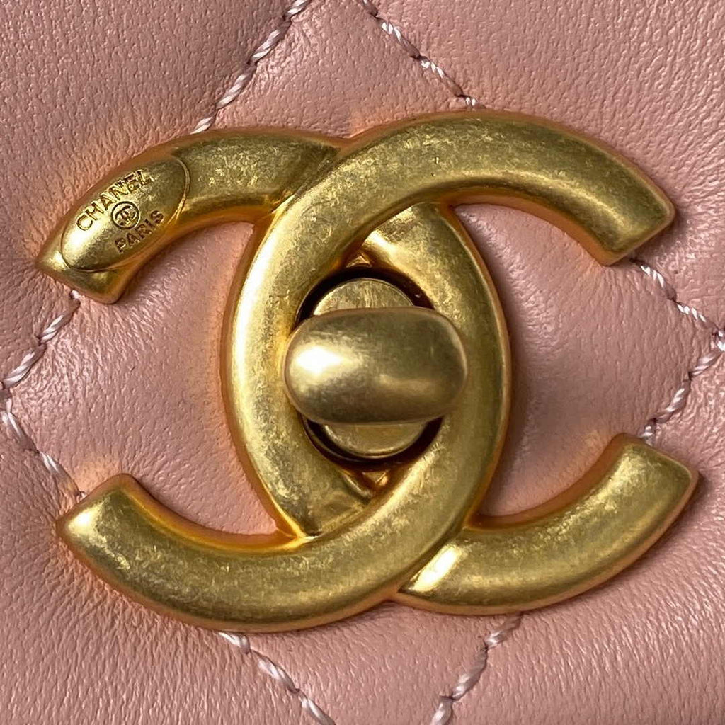 Chanel Small flap bag AS4353 Lambskin Pink