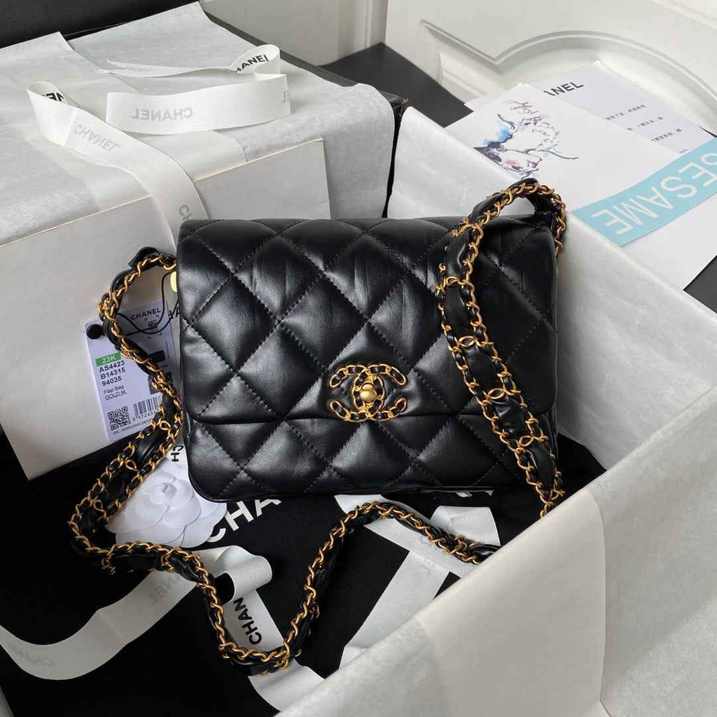 Chanel Small flap bag AS4423 Lambskin Black