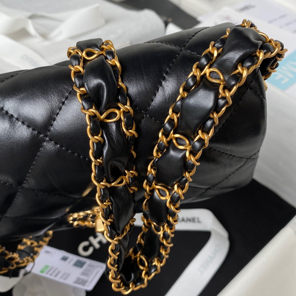Chanel Small flap bag AS4423 Lambskin Black