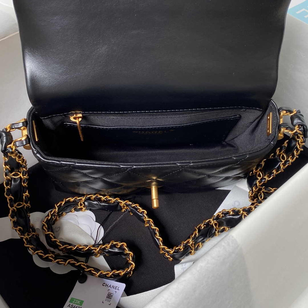 Chanel Small flap bag AS4423 Lambskin Black