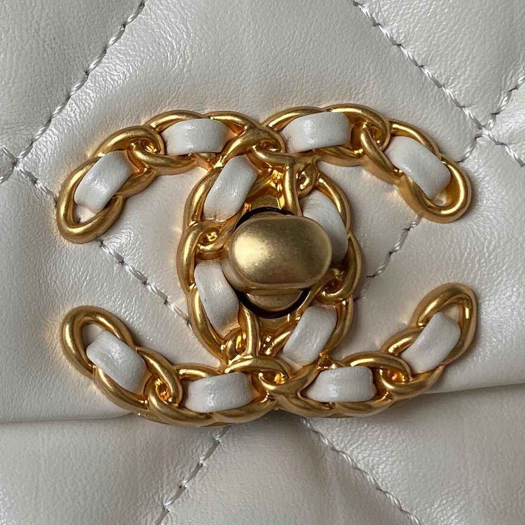 Chanel Small flap bag AS4423 Lambskin White