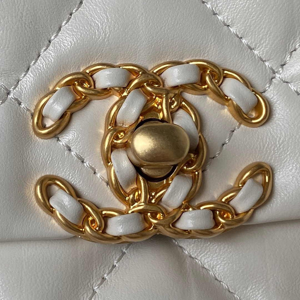 Chanel Small flap bag AS4423 Lambskin White