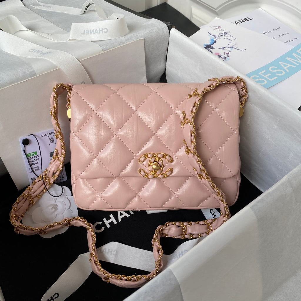 Chanel Small flap bag AS4423 Lambskin Pink