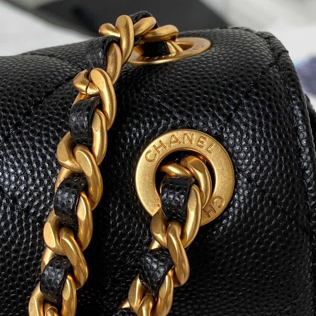 Chanel Small Flap Bag AS4431 Calfskin Black