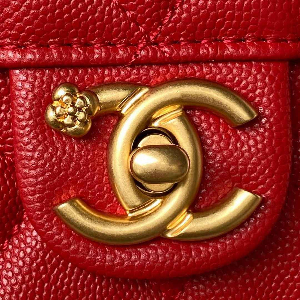 Chanel Small Flap Bag AS4431 Calfskin Red