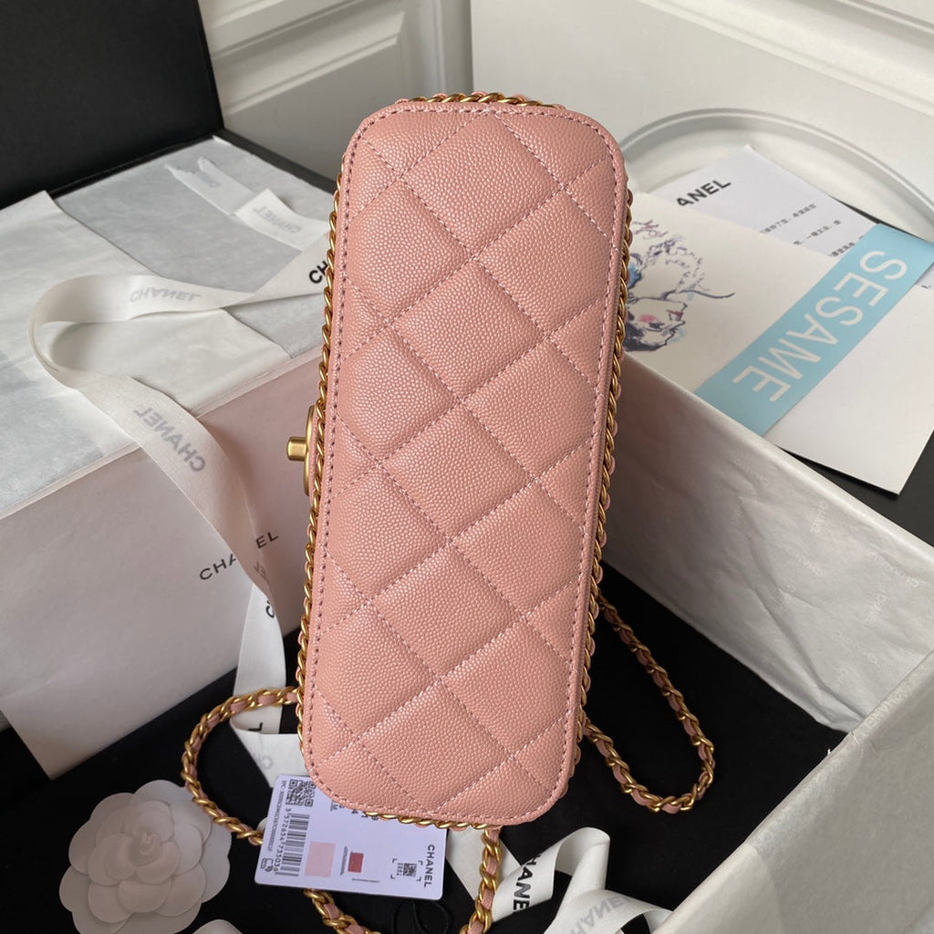 Chanel Small Flap Bag AS4489 Calfskin Pink