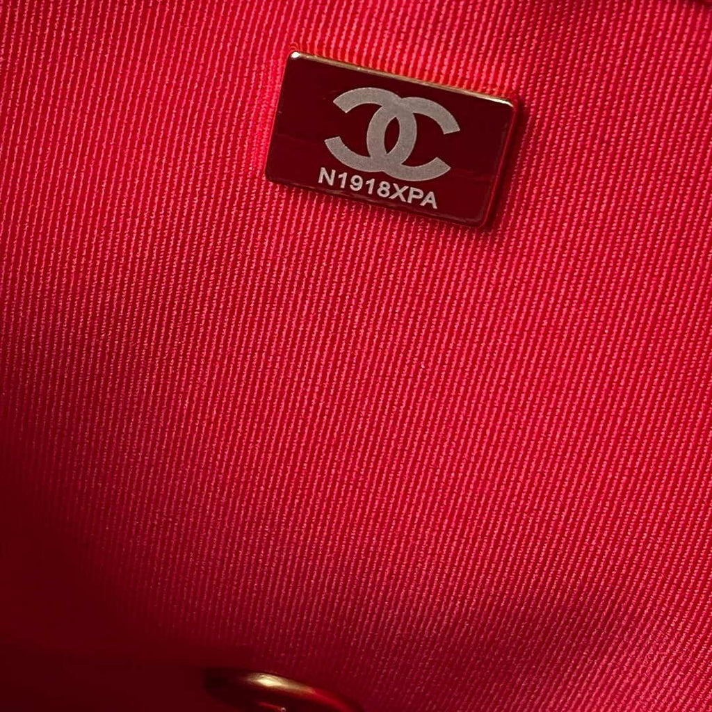 Chanel Small Flap Bag AS4490 Calfskin Red