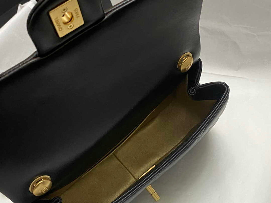 Chanel Small Flap bag AS4861 Black Lambskin