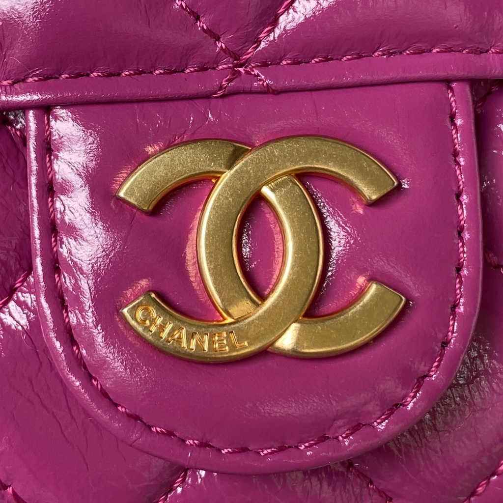 Chanel small hobo bag, AS4323 calfskin purple