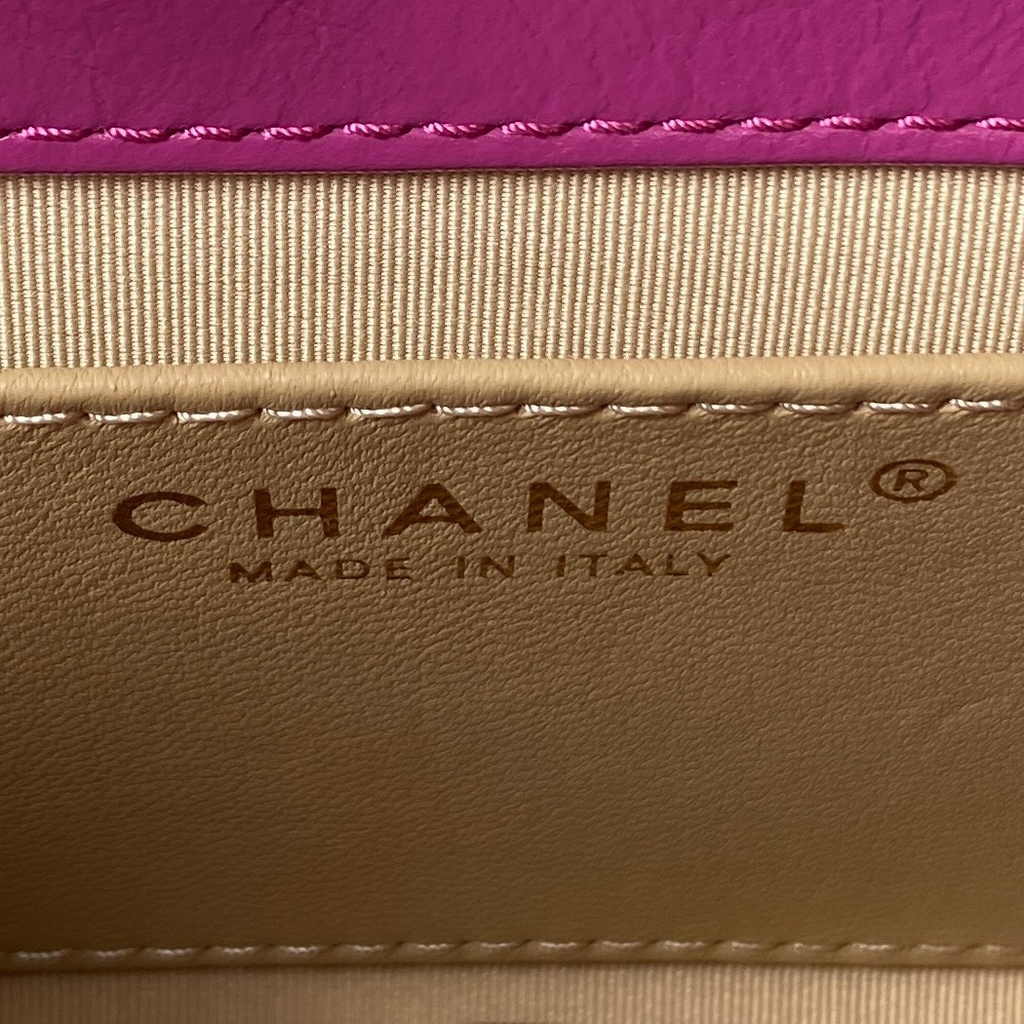 Chanel small hobo bag, AS4323 calfskin purple