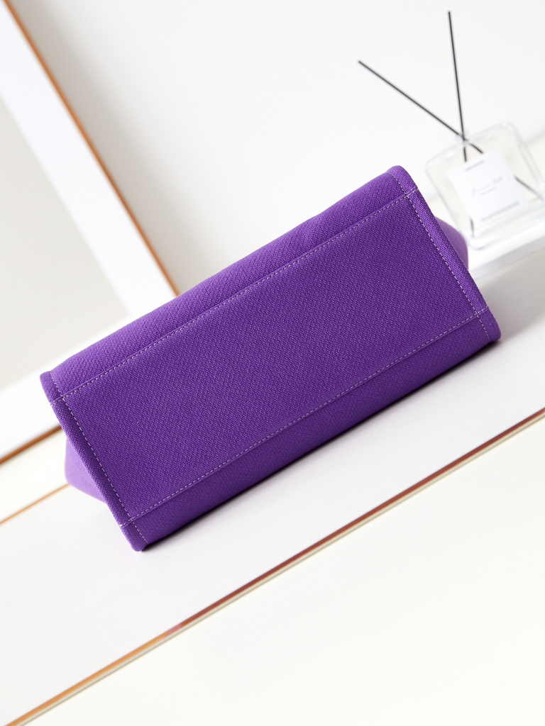 Chanel small shopping bag, AS3257 mixed fibers purple