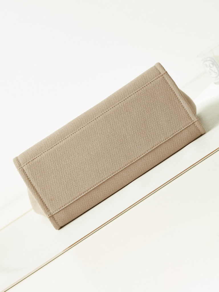 Chanel small shopping bag, AS3257 mixed fibers gray