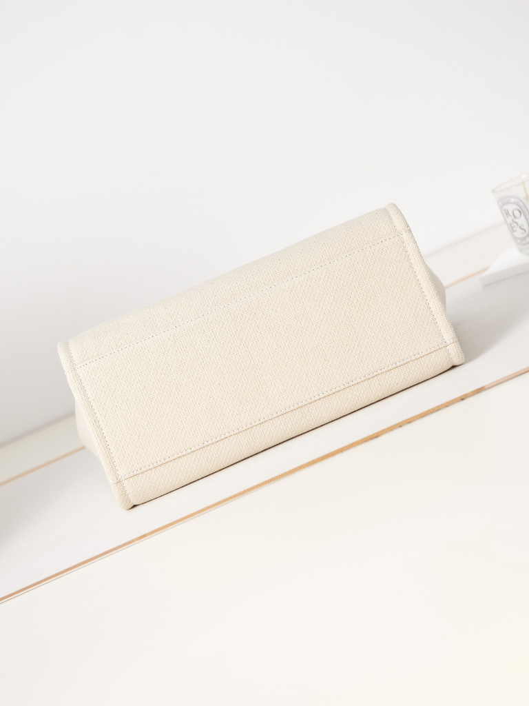 Chanel small shopping bag, AS3257 mixed fibers beige
