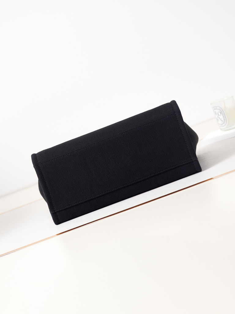 Chanel small shopping bag, AS3257 mixed fibers black