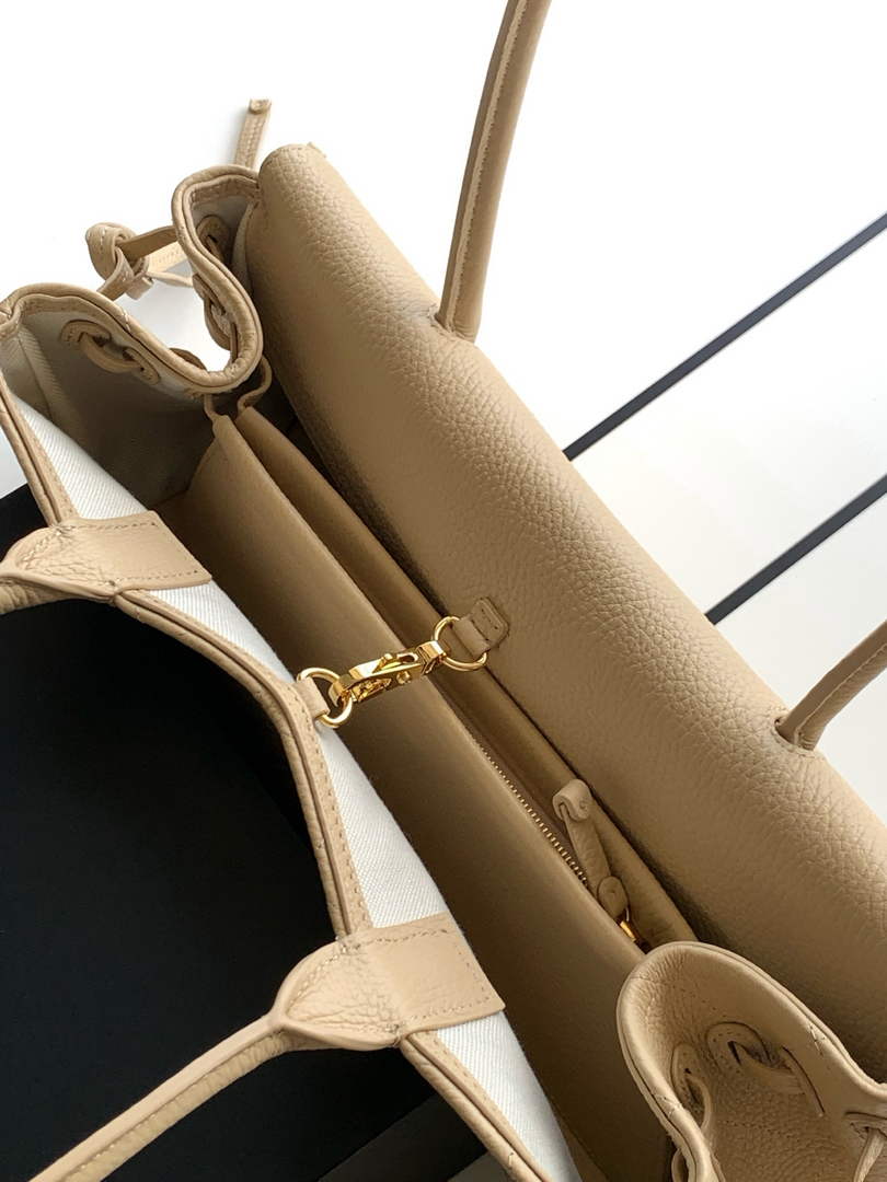 Chanel Small Shopping Tote Bag, AS6288 Apricot Grained Calfskin