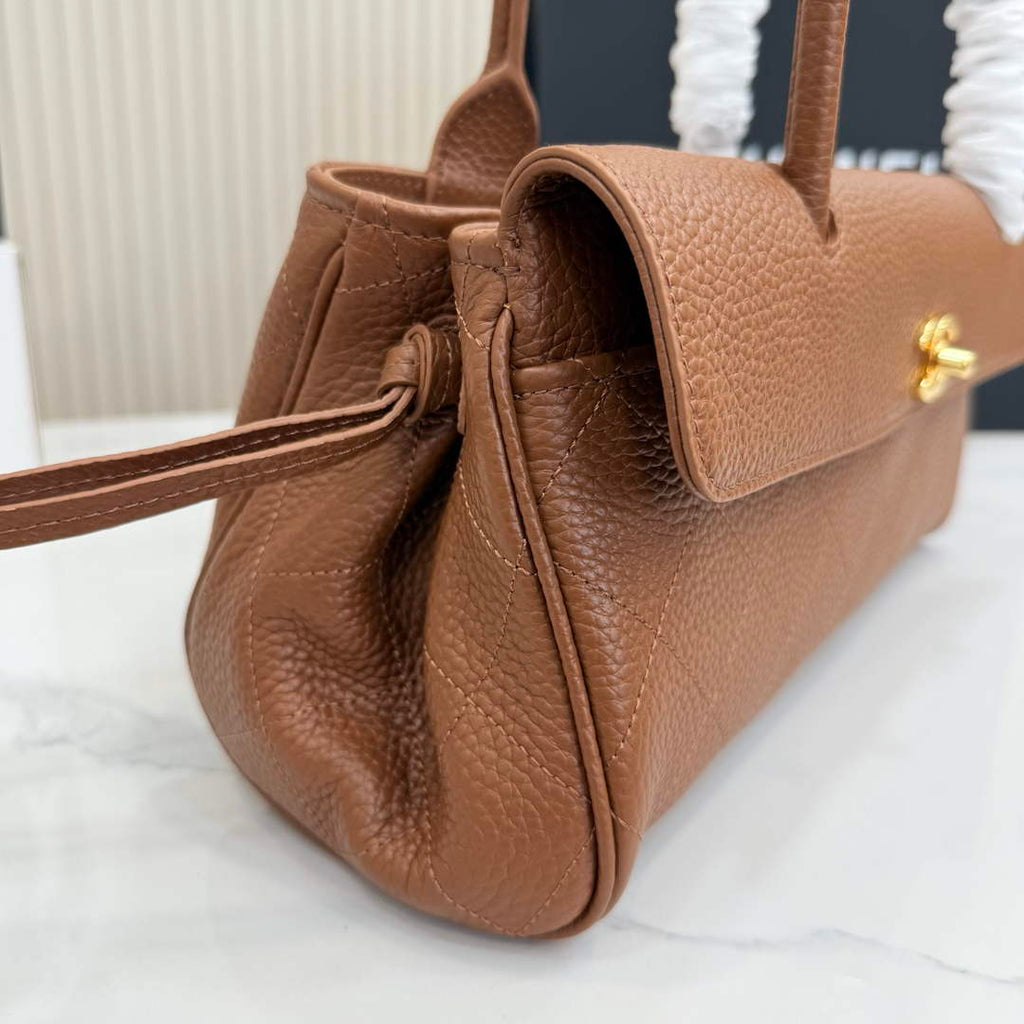 Chanel Small Shopping Tote Bag, AS6288 Brown Grained Calfskin