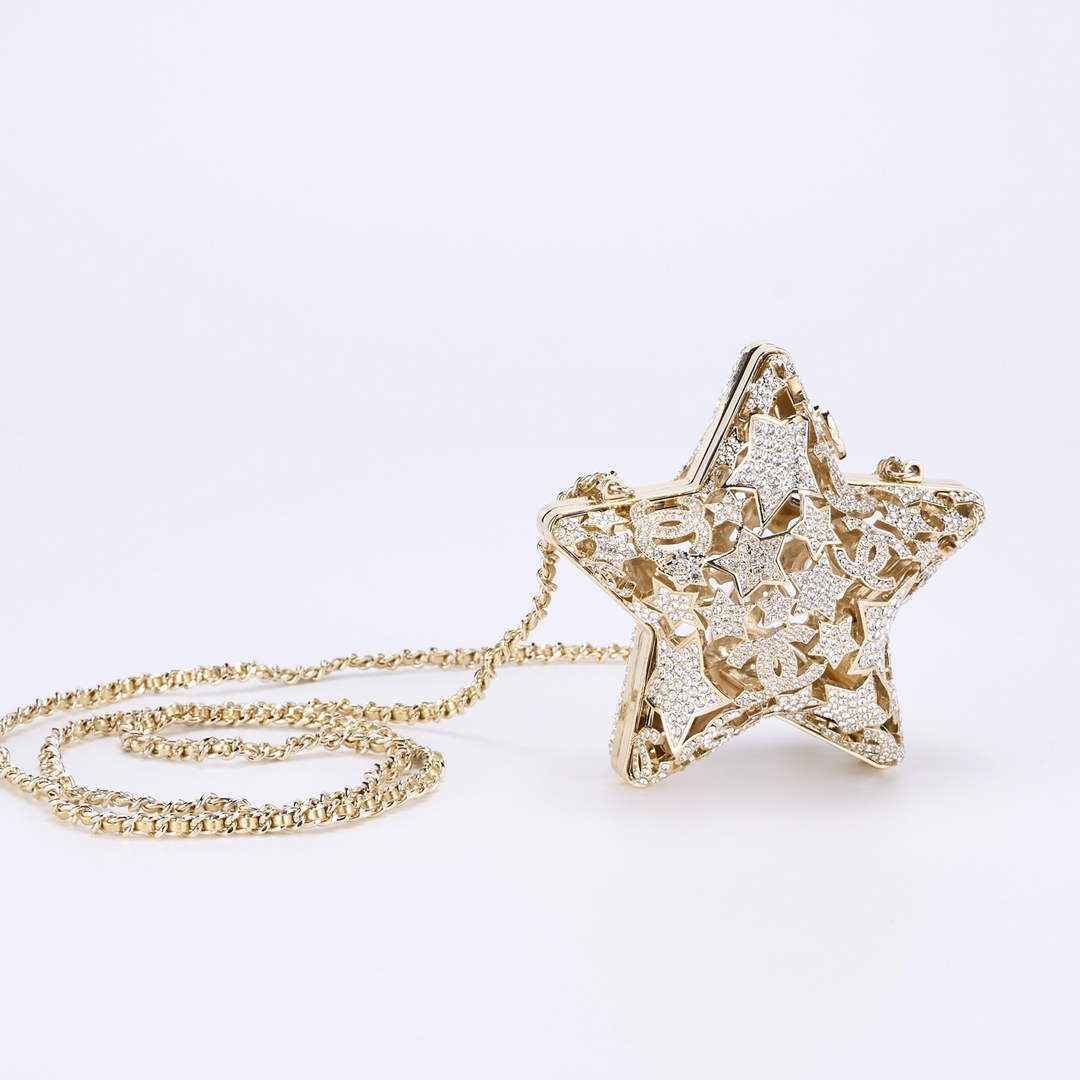 Chanel Star Minaudiere in Strass AS5658 gold