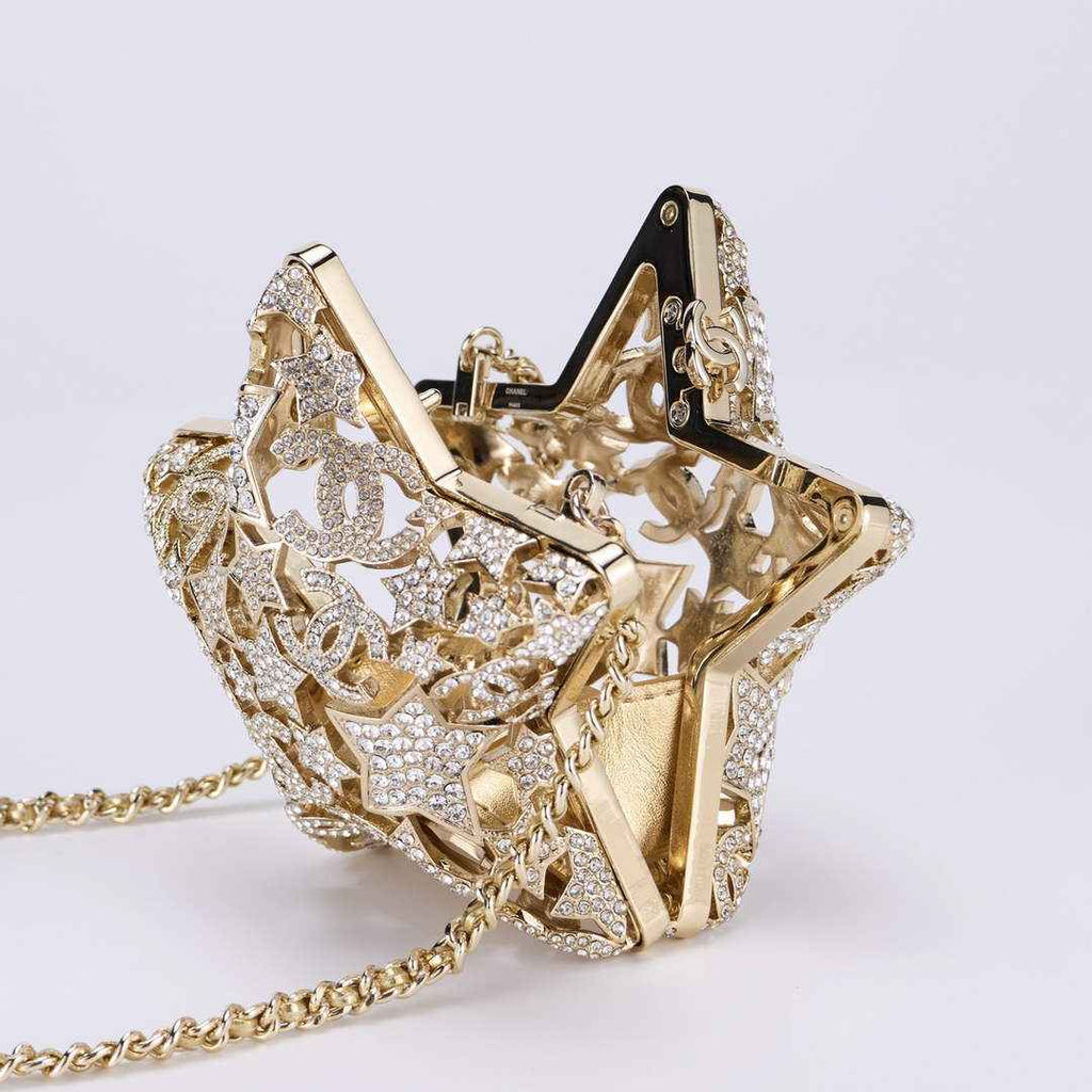 Chanel Star Minaudiere in Strass AS5658 gold