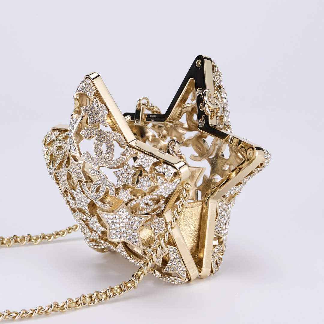 Chanel Star Minaudiere in Strass AS5658 gold