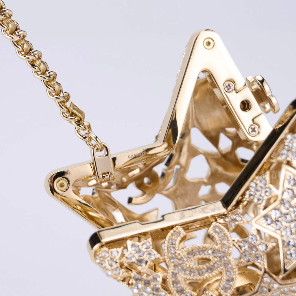Chanel Star Minaudiere in Strass AS5658 gold