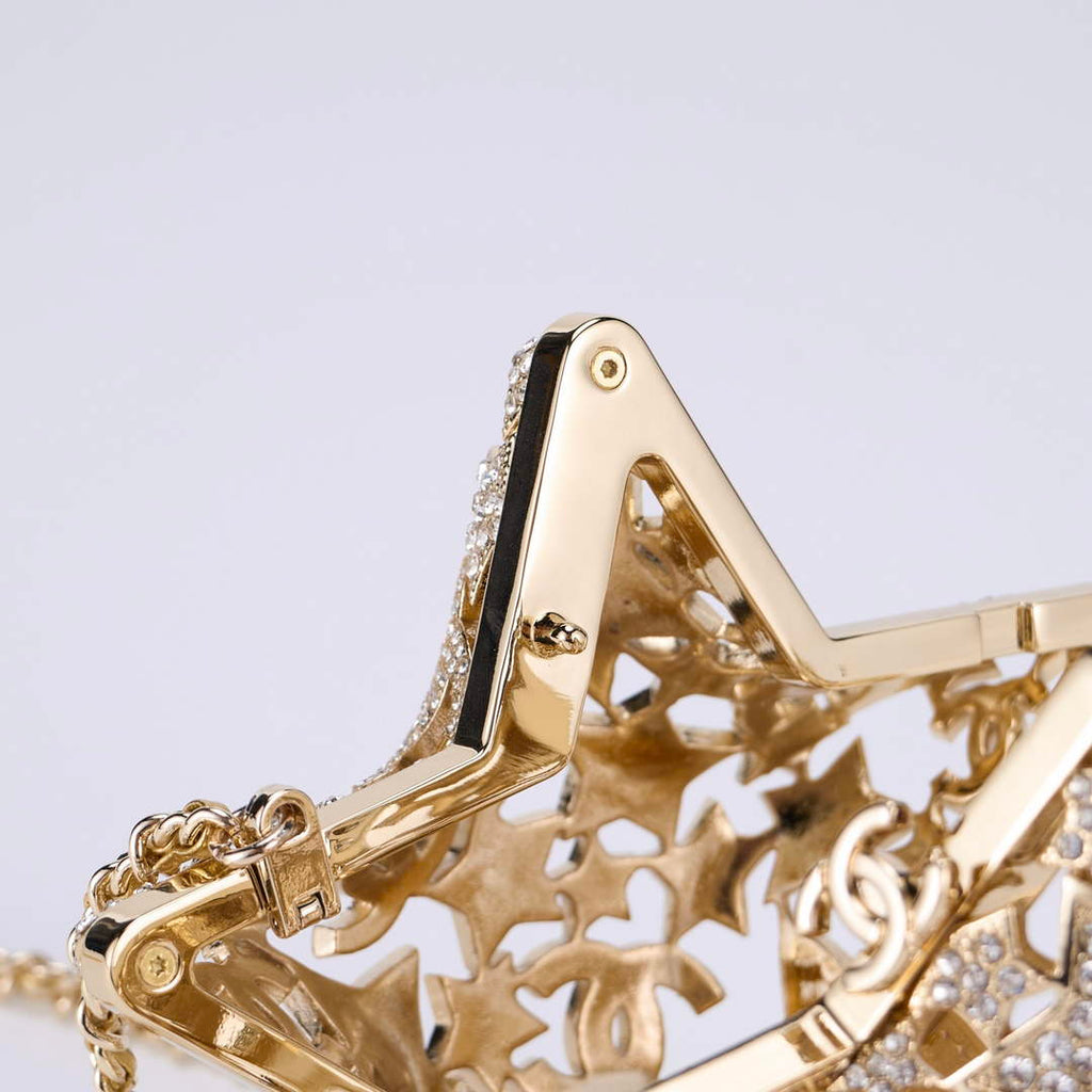 Chanel Star Minaudiere in Strass AS5658 gold