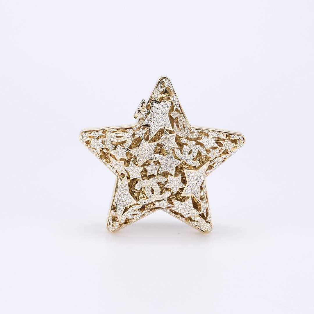 Chanel Star Minaudiere in Strass AS5658 gold