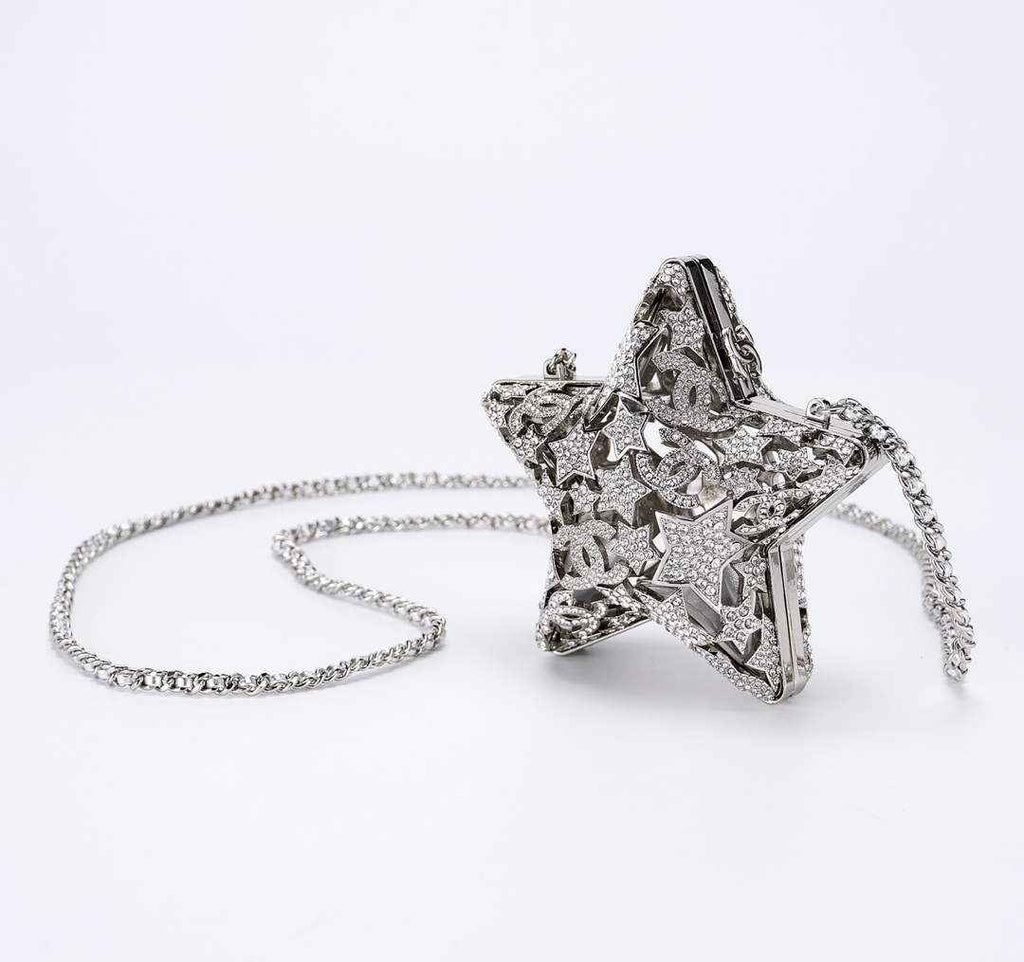 Chanel Star Minaudiere in Strass AS5658 silver