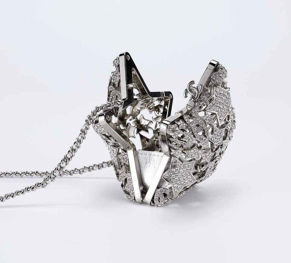 Chanel Star Minaudiere in Strass AS5658 silver