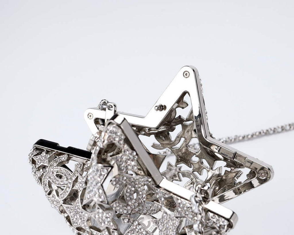 Chanel Star Minaudiere in Strass AS5658 silver