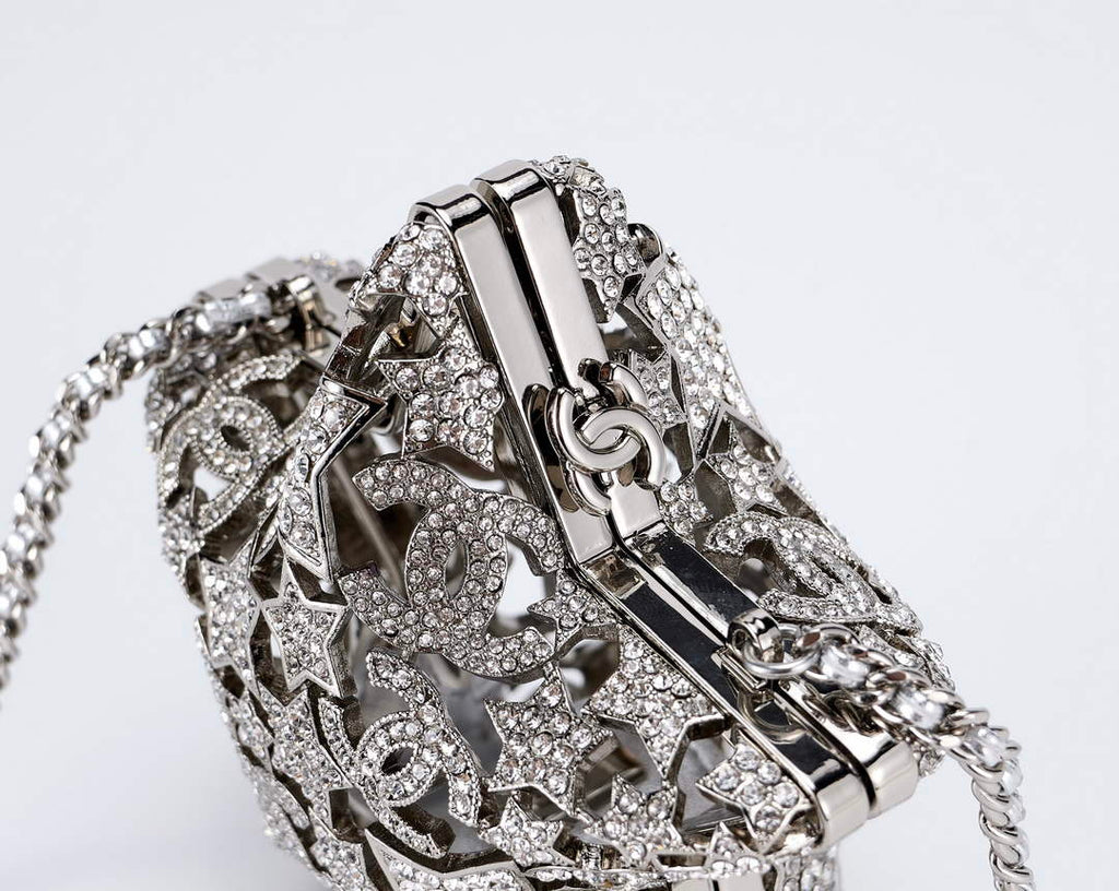 Chanel Star Minaudiere in Strass AS5658 silver