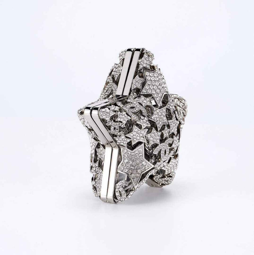 Chanel Star Minaudiere in Strass AS5658 silver