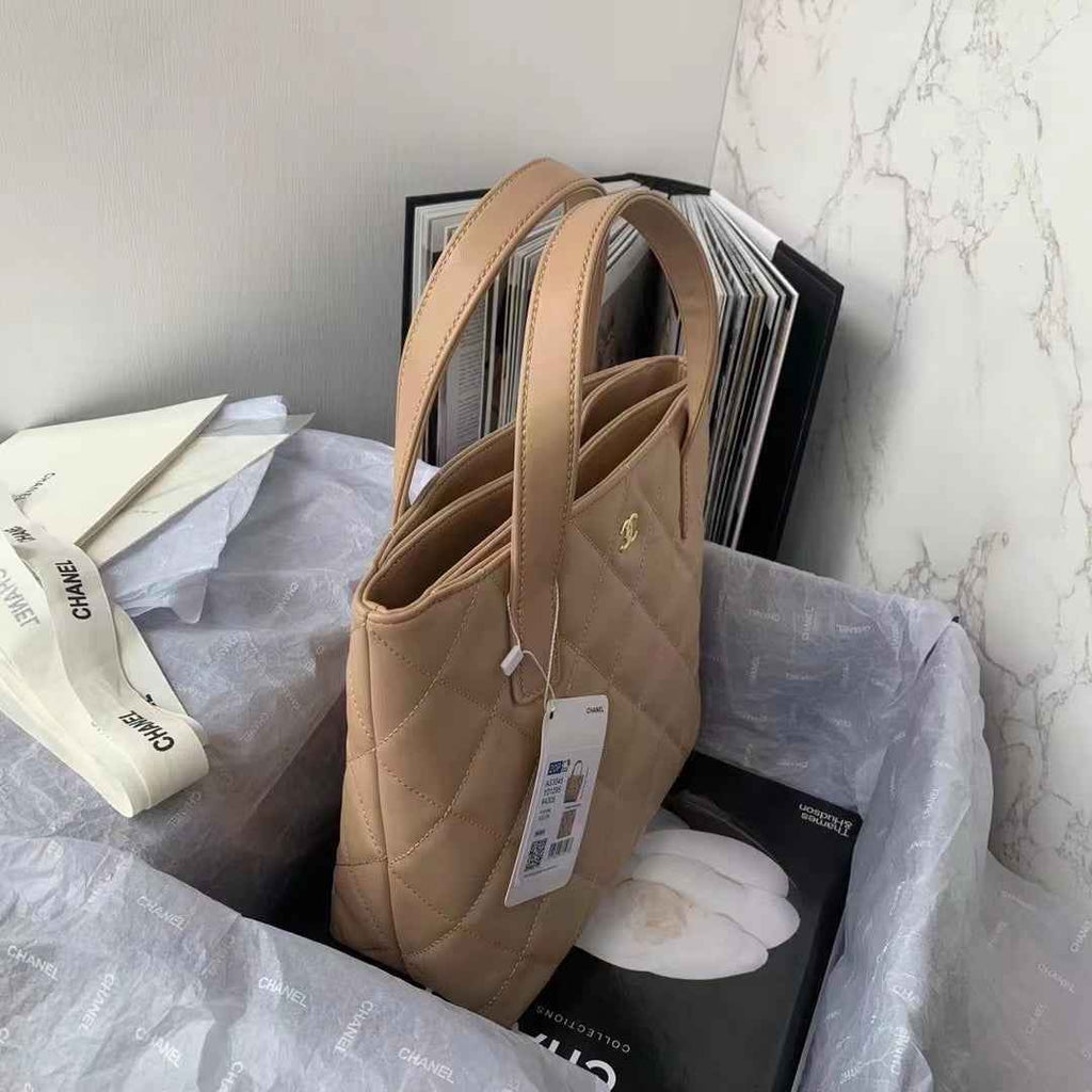 Chanel Tiffany AS3045 Top handle Bag Beige