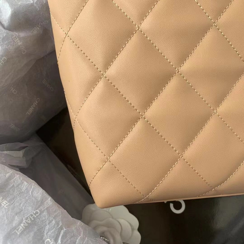 Chanel Tiffany AS3045 Top handle Bag Beige